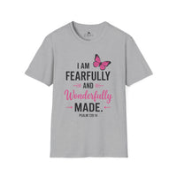 Women's Fearfully & Wonderfully Made  Butterfly Tee