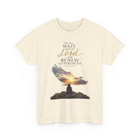"Wait Upon the Lord" Eagle Sunrise Faith Tee