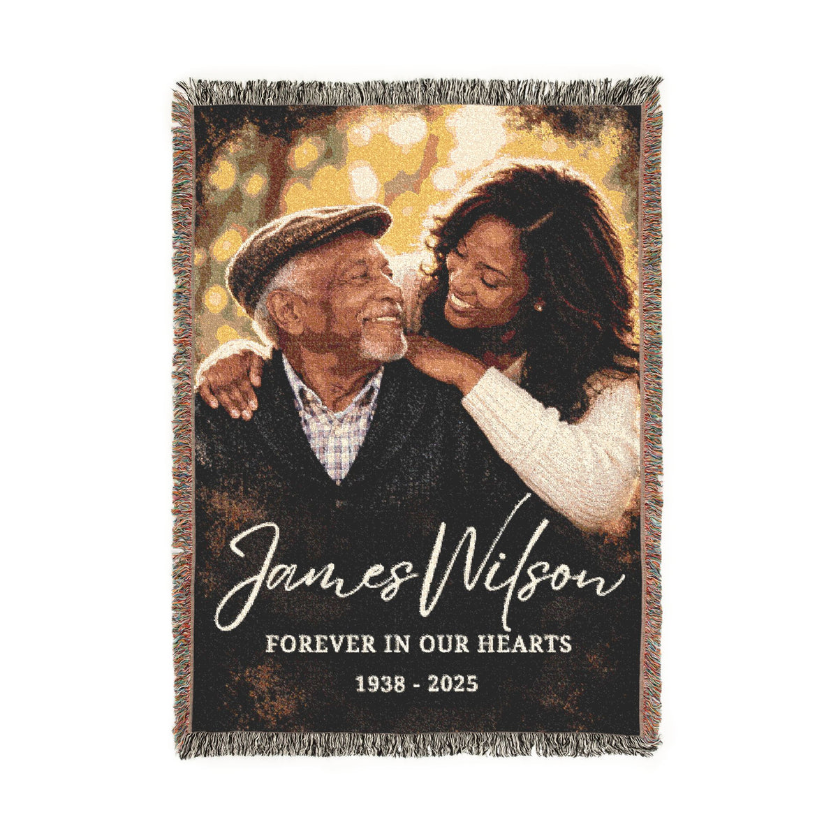 Personalized Photo Woven Blanket