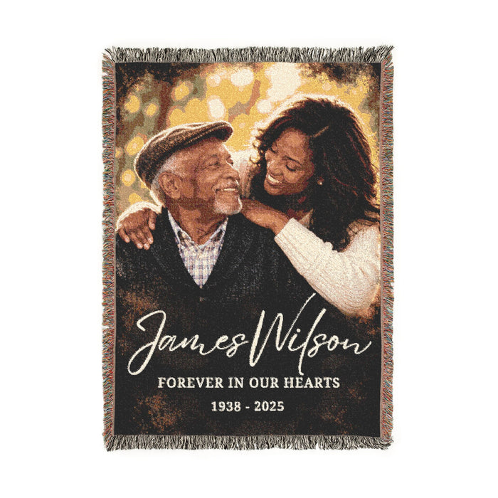 Personalized Photo Woven Blanket