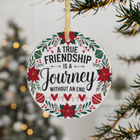 A True Friendship Acrylic Ornaments, Excellent Friendship Gift For Christmas