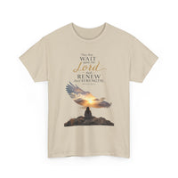 "Wait Upon the Lord" Eagle Sunrise Faith Tee