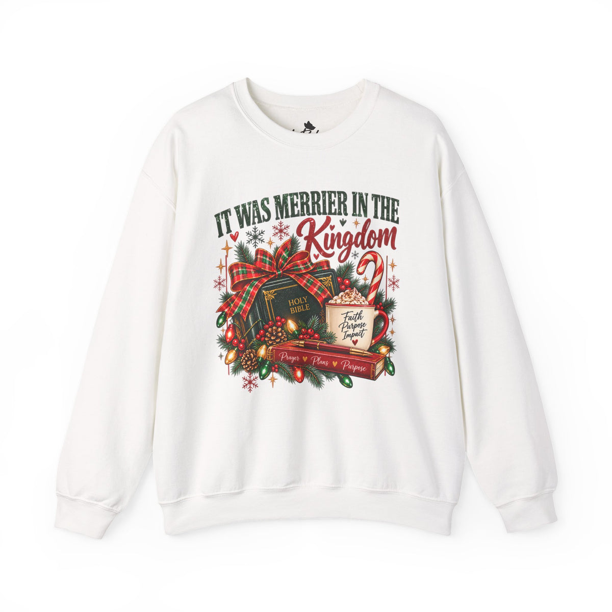 It Was Merrier in the Kingdom Christmas Crewneck Sweatshirt