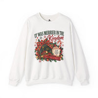 It Was Merrier in the Kingdom Christmas Crewneck Sweatshirt