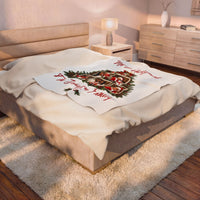 Personalized Christmas Family Photo Blanket