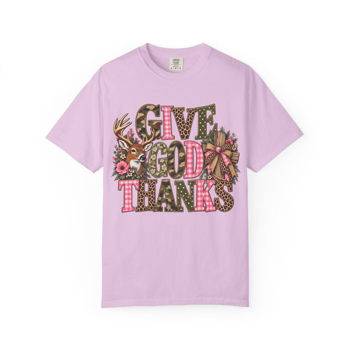 Give God Thanks Thanksgiving Tee
