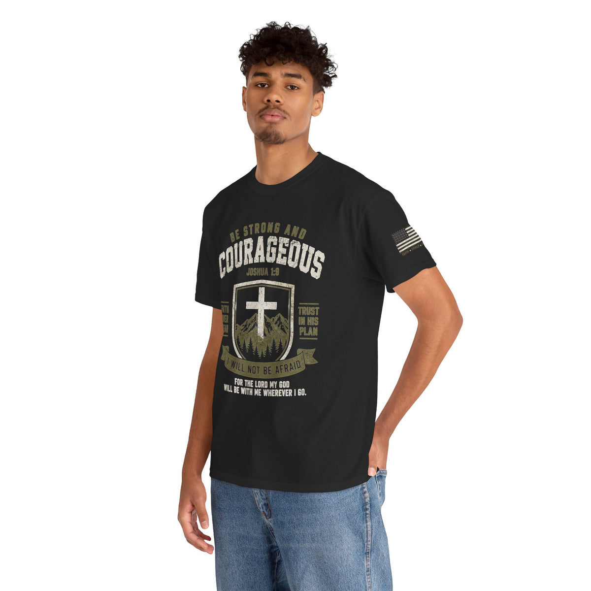 Courageous Cross Unisex T‑Shirt
