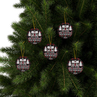 New Home New Memories Ceramic Ornaments, 2-Side Print, Gift For Christmas