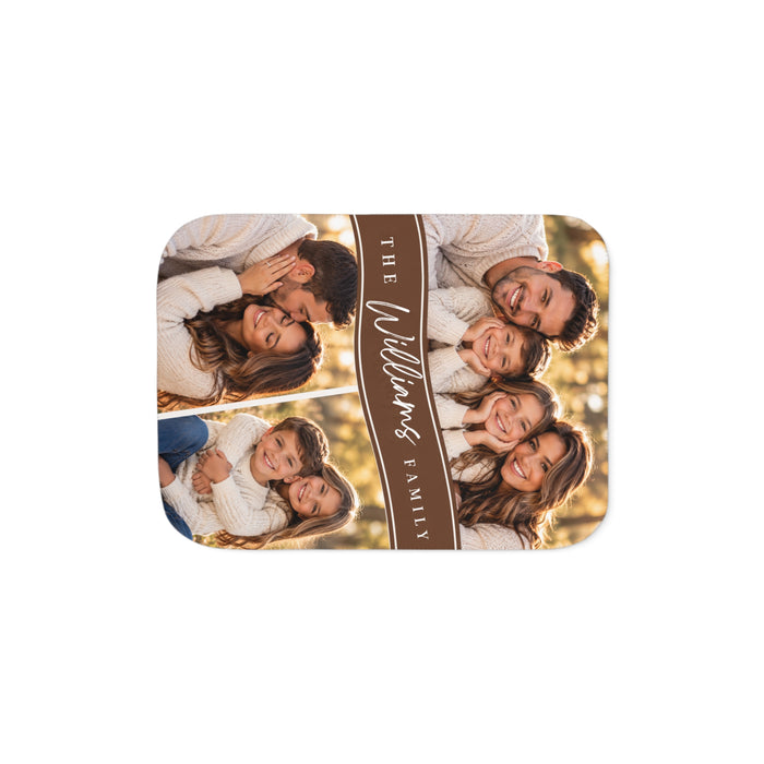 Personalized Family Photo Blanket