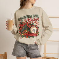 It Was Merrier in the Kingdom Christmas Crewneck Sweatshirt