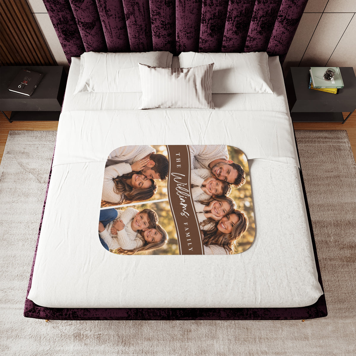 Personalized Family Photo Blanket
