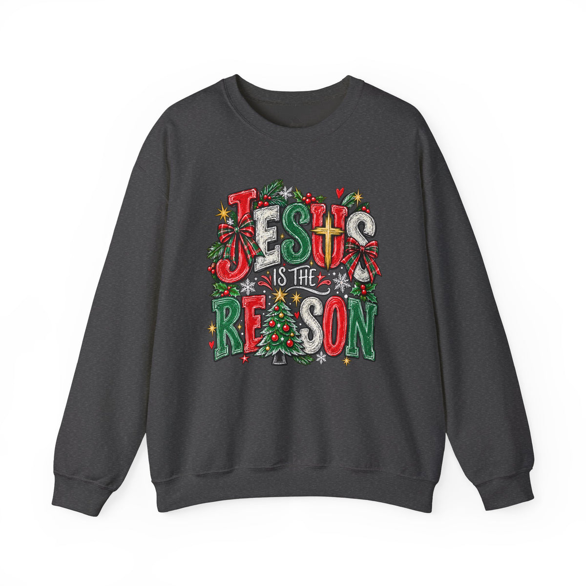 Jesus Is the Reason Christmas Crewneck Sweatshirt
