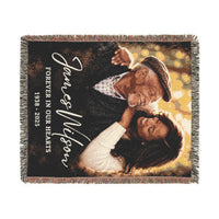 Personalized Photo Woven Blanket