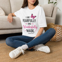 Women's Fearfully & Wonderfully Made  Butterfly Tee