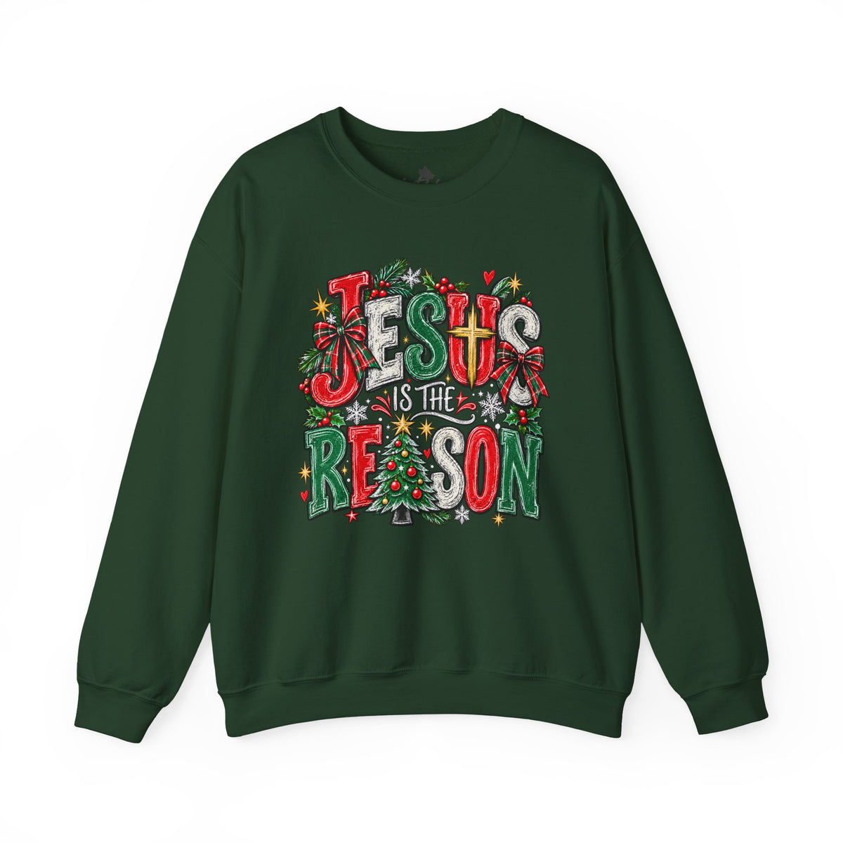 Jesus Is the Reason Christmas Crewneck Sweatshirt