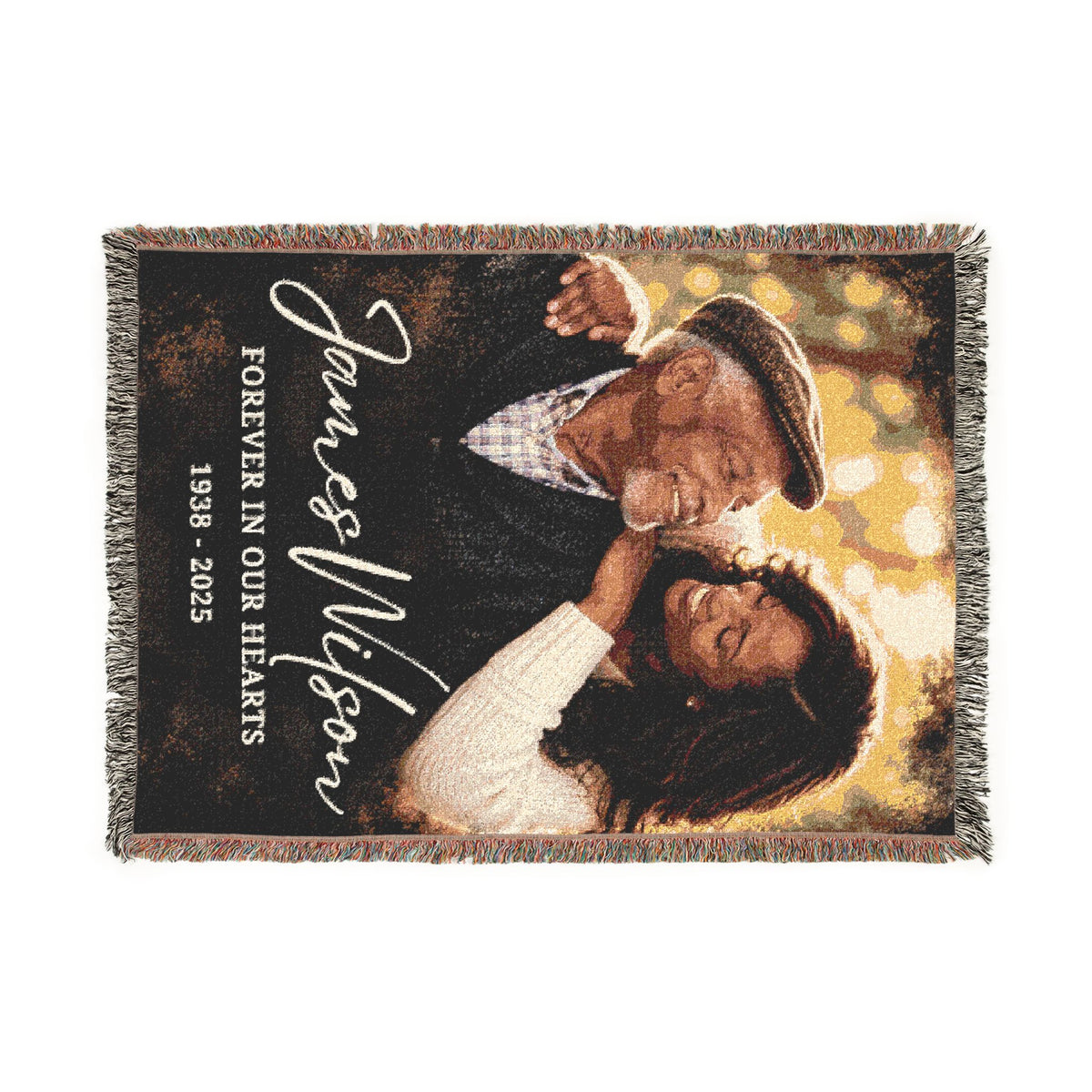 Personalized Photo Woven Blanket