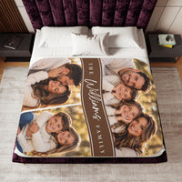 Personalized Family Photo Blanket