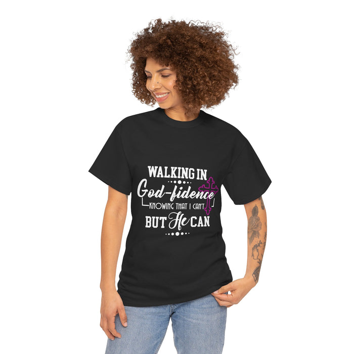 Women's Walking In God-fidence Tee