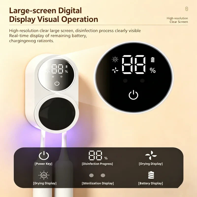 Portable Travel Toothbrush Sterilizer Case