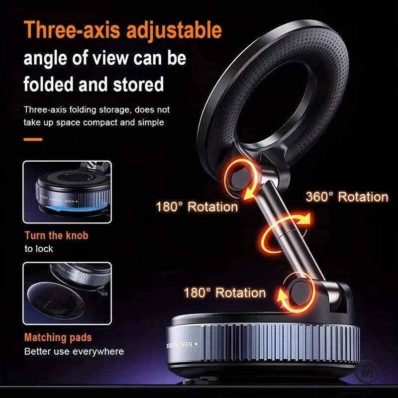 Magnetic Folding Car Phone Mount