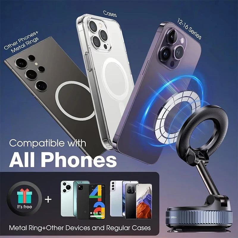 Magnetic Folding Car Phone Mount