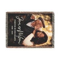 Personalized Photo Woven Blanket