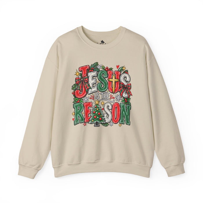 Jesus Is the Reason Christmas Crewneck Sweatshirt