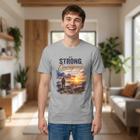 Be Strong and Courageous Christian Tee