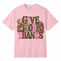 Give God Thanks Thanksgiving Tee