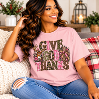 Give God Thanks Thanksgiving Tee