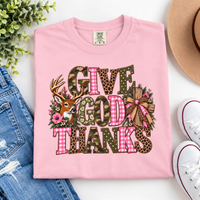 Give God Thanks Thanksgiving Tee