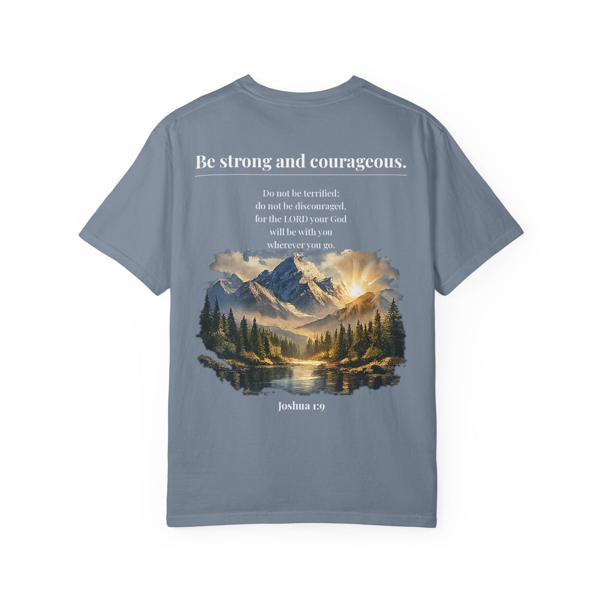 Nature Scenic T-Shirt — Mountain Sunrise Landscape Graphic Tee