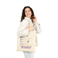 I AM WHOLE... Cotton Canvas Tote Bag