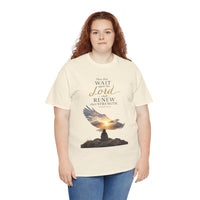 "Wait Upon the Lord" Eagle Sunrise Faith Tee