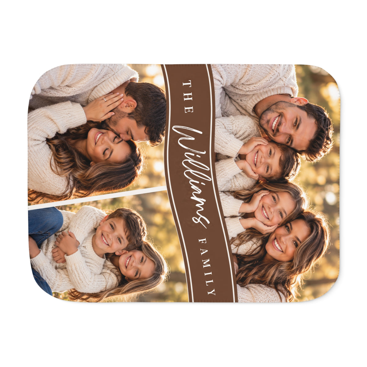 Personalized Family Photo Blanket
