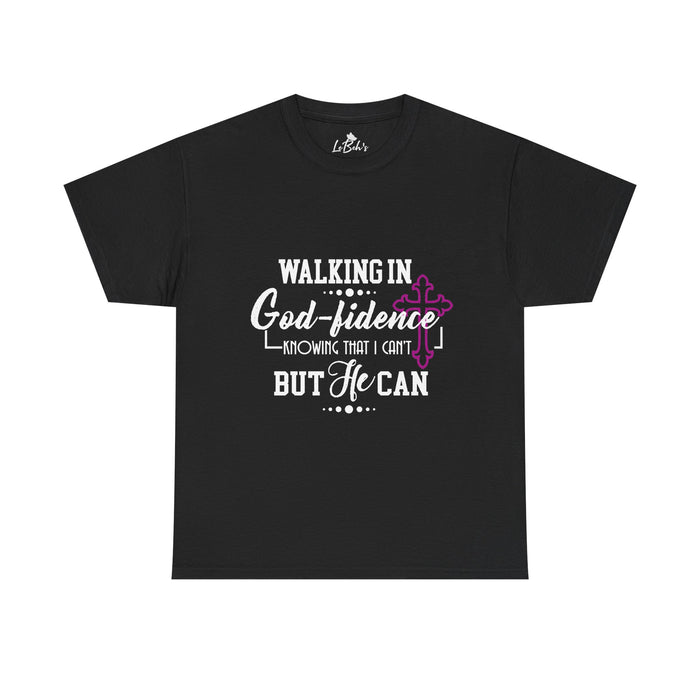 Women's Walking In God-fidence Tee