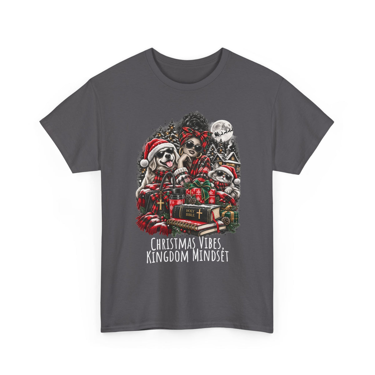 Christmas Vibes Kingdom Mindset Graphic T-Shirt