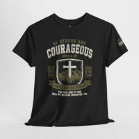 Be Strong and Courageous Cross Unisex T‑Shirt