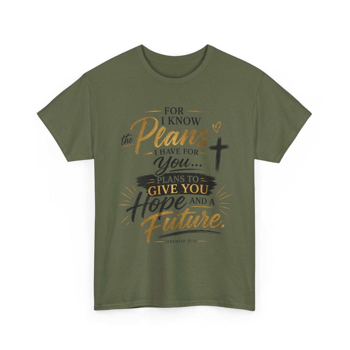 Plans to Give You Hope and a Future Inspirational Unisex Tee