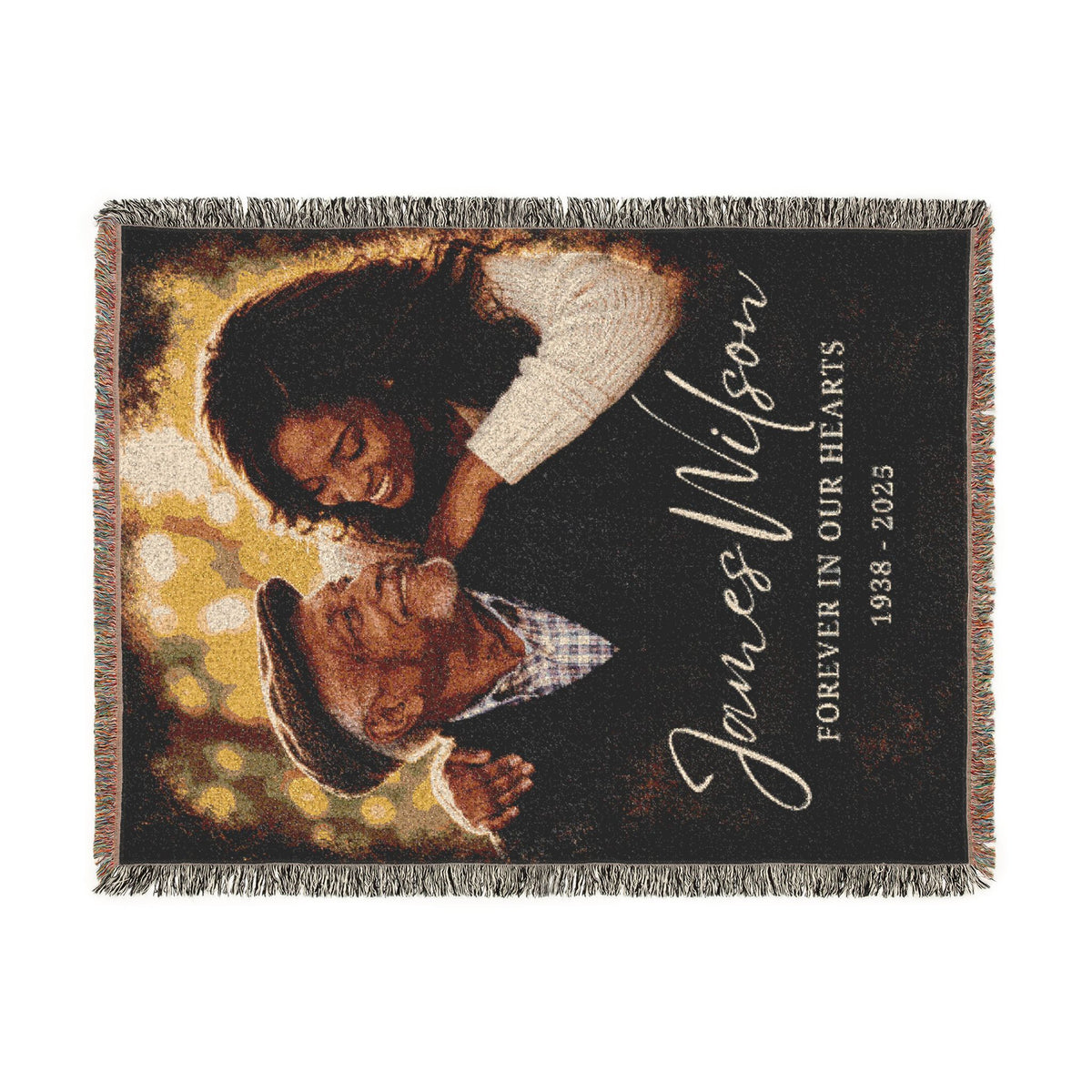 Personalized Photo Woven Blanket