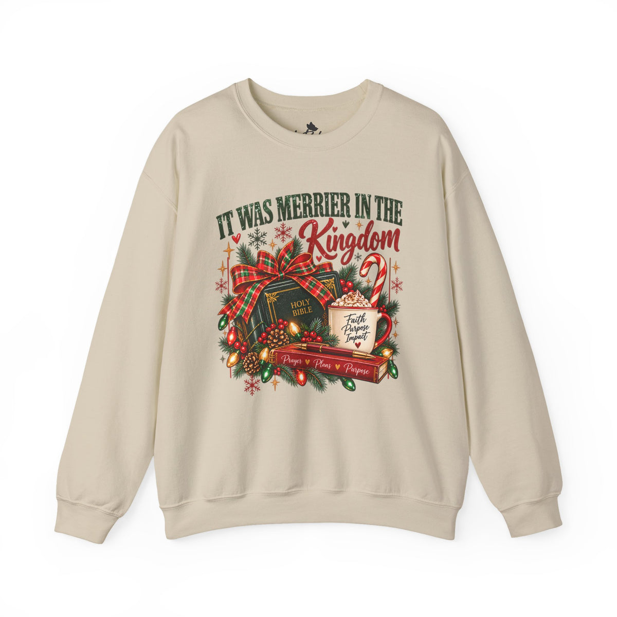 It Was Merrier in the Kingdom Christmas Crewneck Sweatshirt