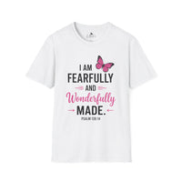 Women's Fearfully & Wonderfully Made  Butterfly Tee