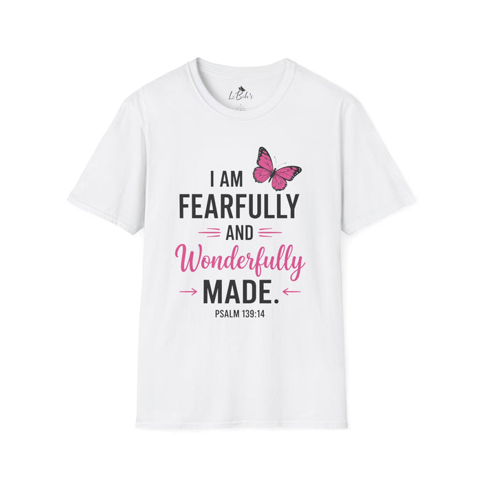 Women's Fearfully & Wonderfully Made  Butterfly Tee