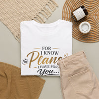 Plans to Give You Hope and a Future Inspirational Unisex Tee