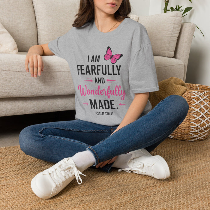 Women's Fearfully & Wonderfully Made  Butterfly Tee