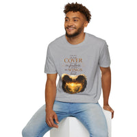 “He Shall Cover Thee with His Feathers” Unisex T-Shirt