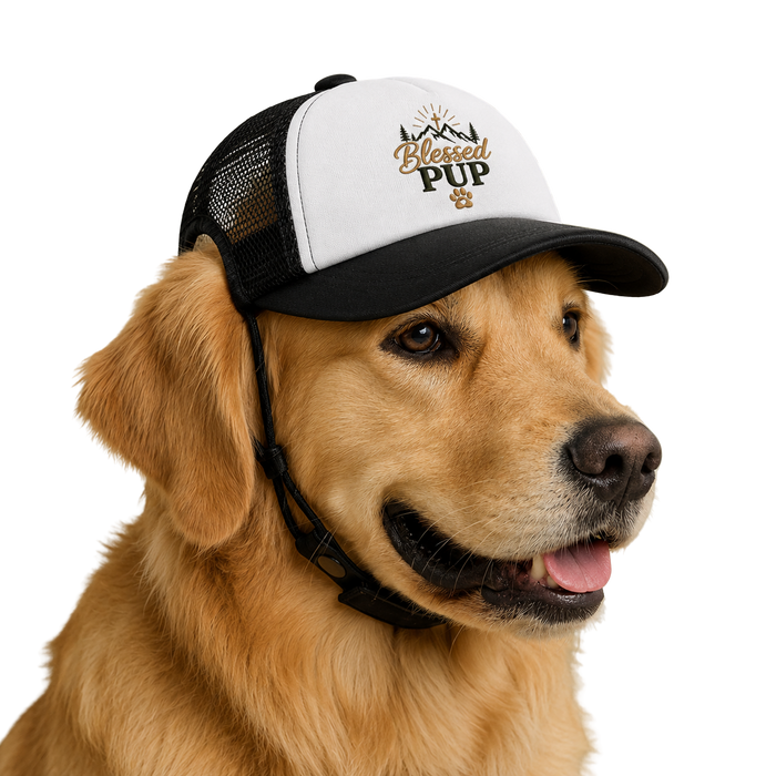 Blessed Pup Trucker Hat for Dogs