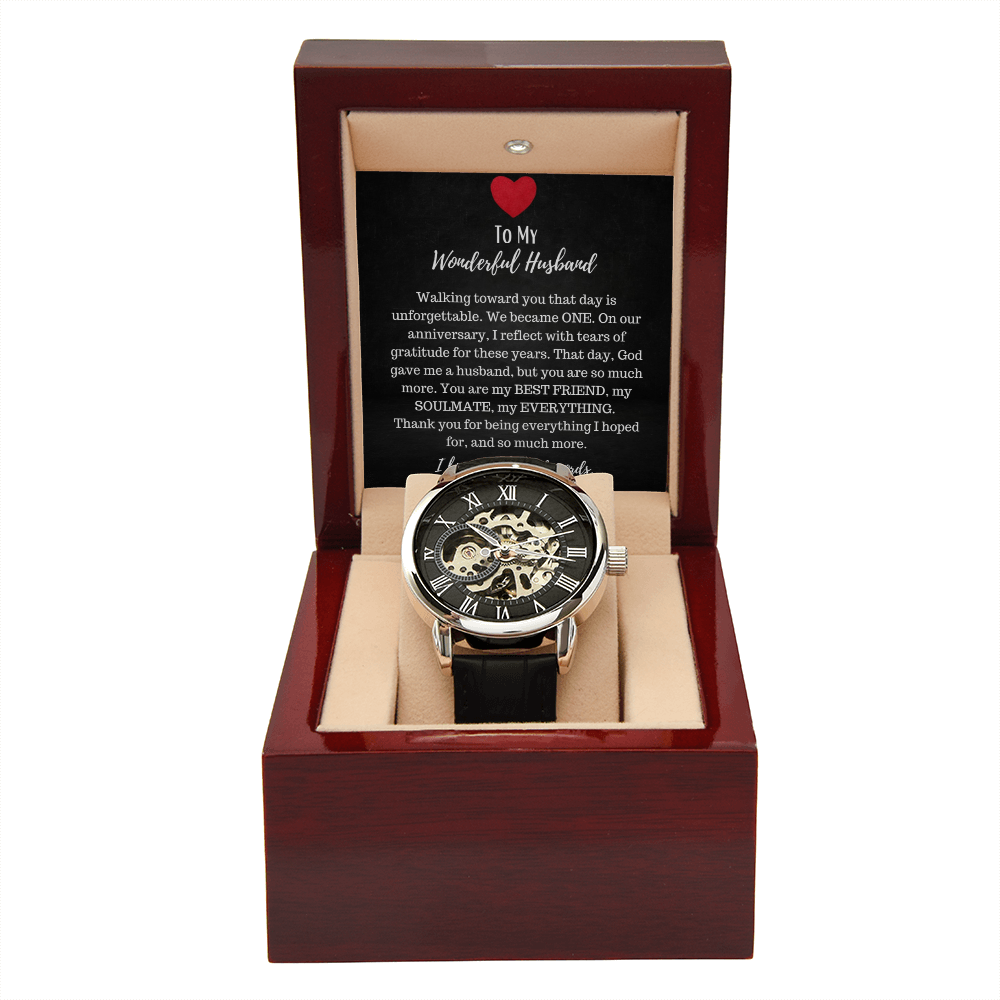 Men's Openwork Watch