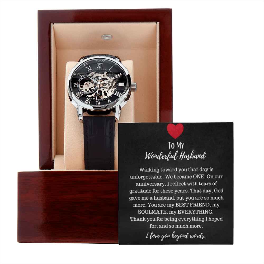 Men's Openwork Watch