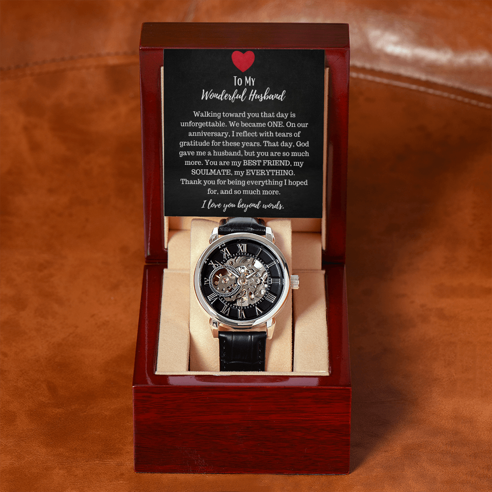 Men's Openwork Watch